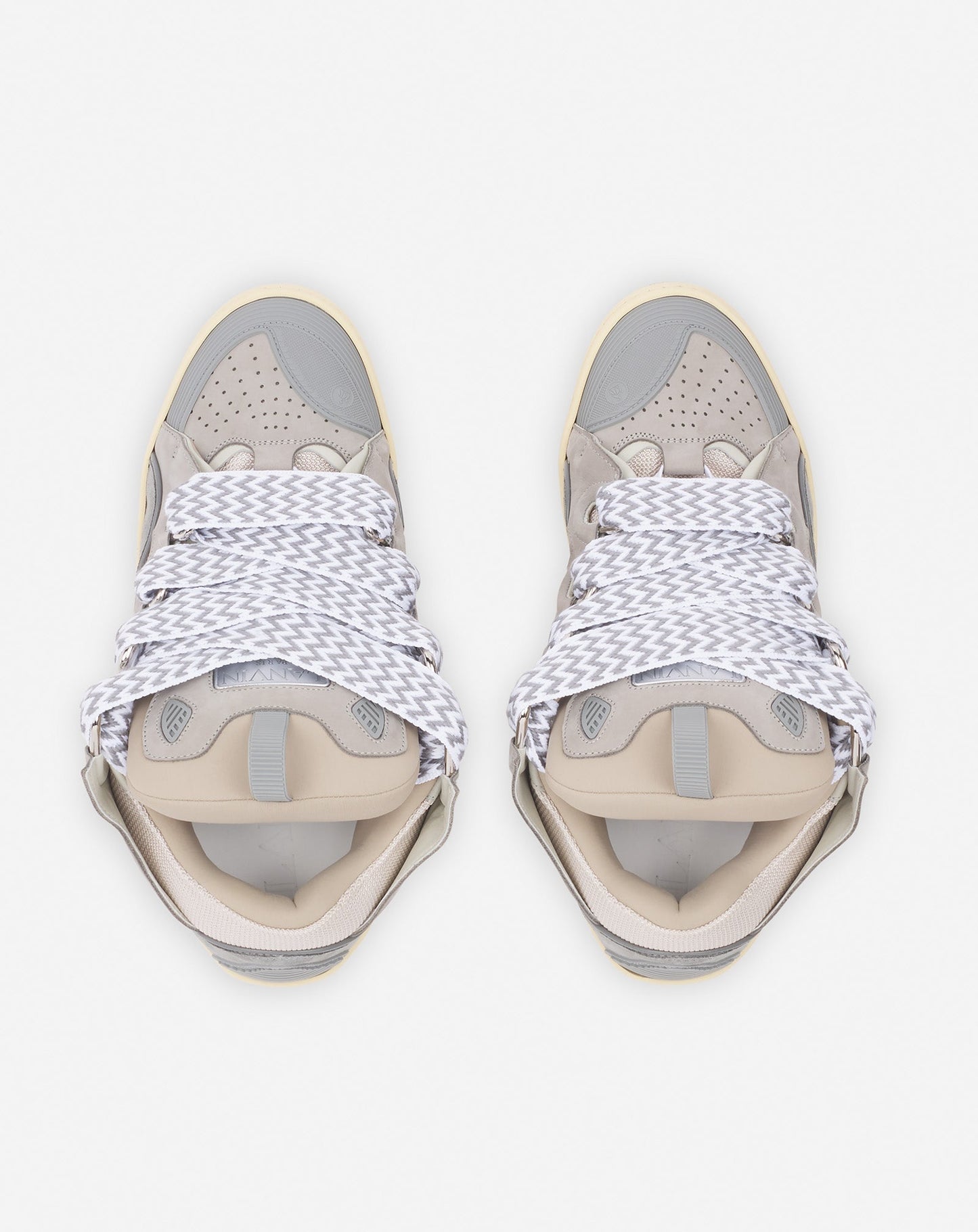 LANVIN LEATHER CURB GRIS