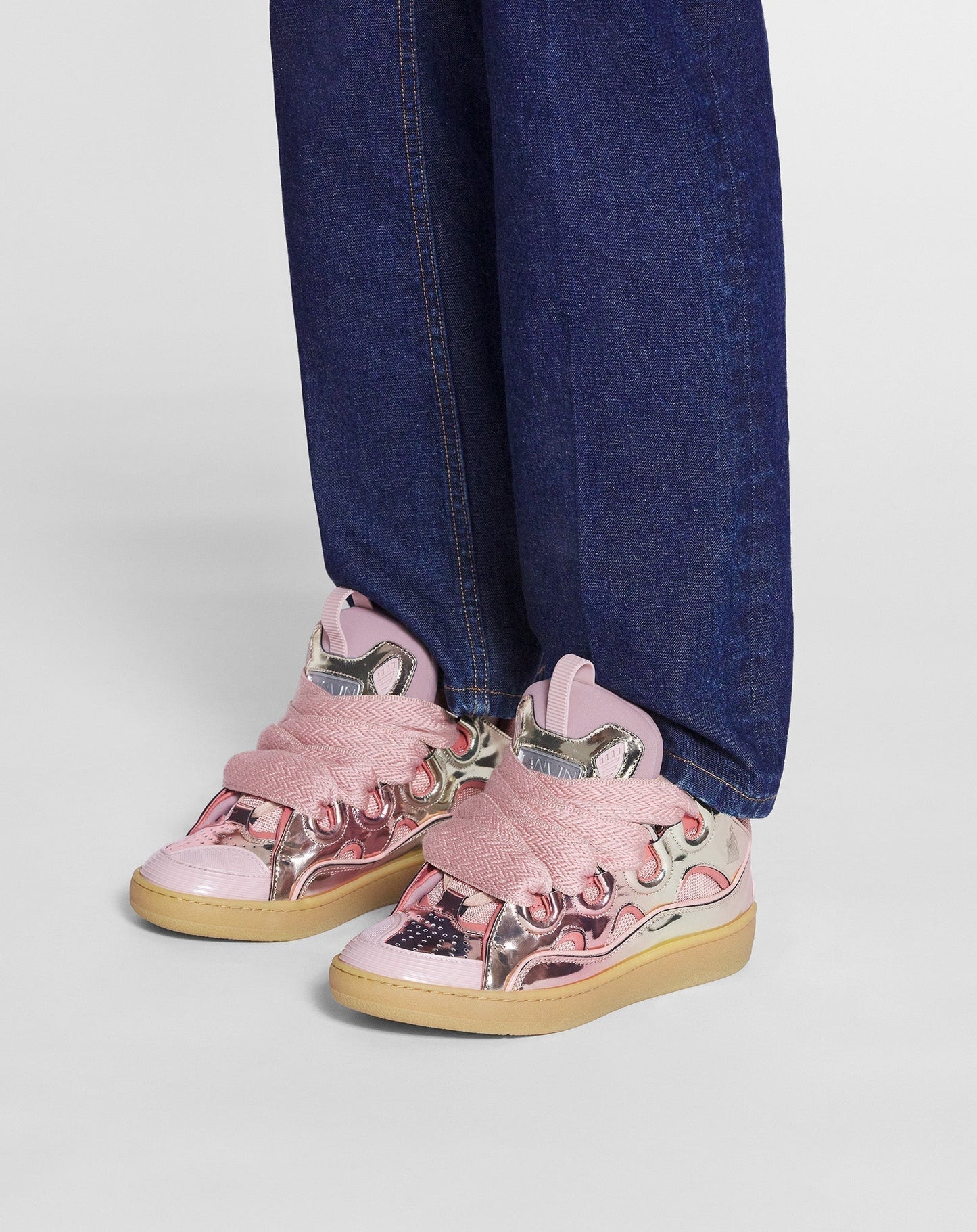 LANVIN METALLIC DUSTY ROSE